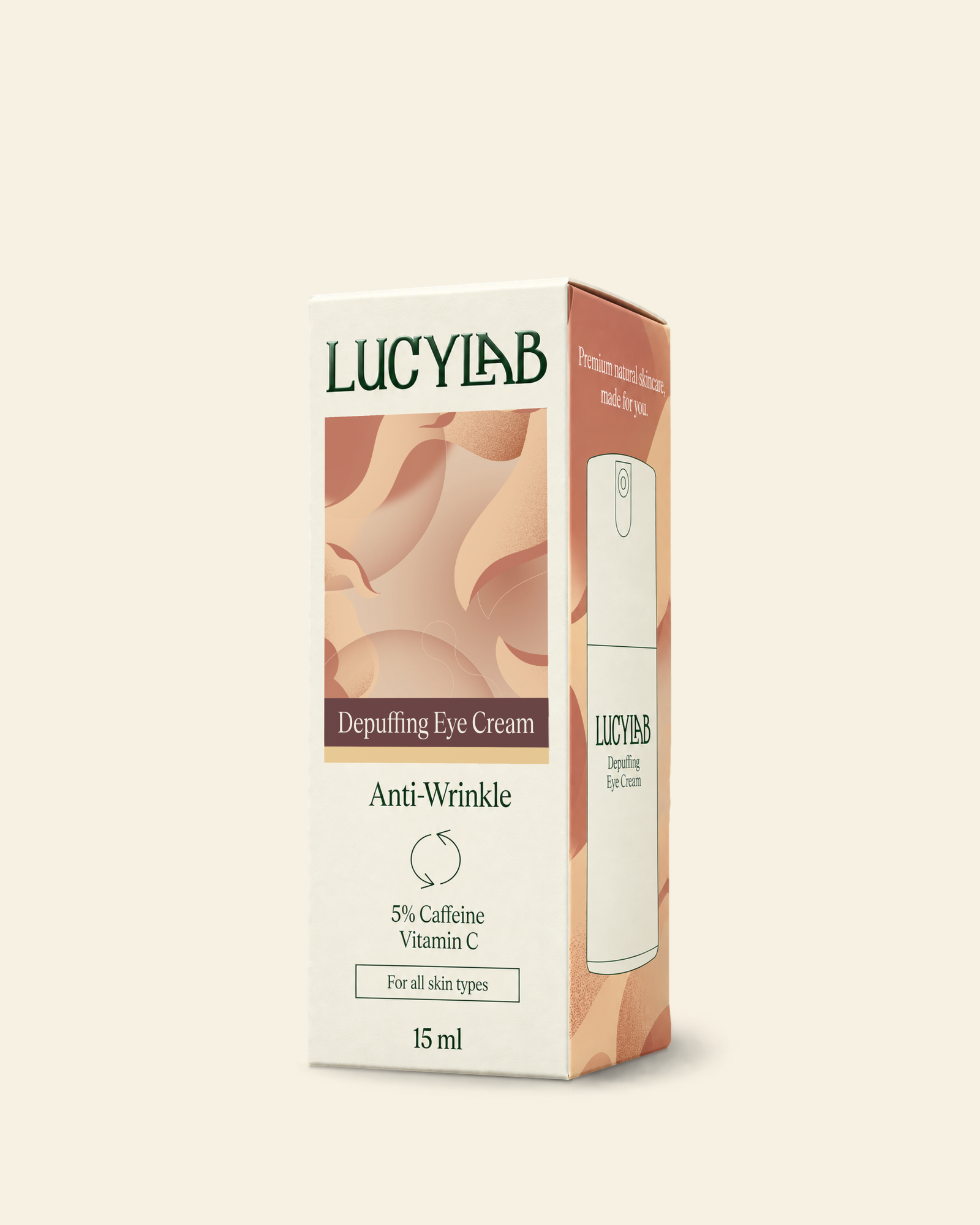 Výživný oční krém s kofeinem 15 ml | LucyLab