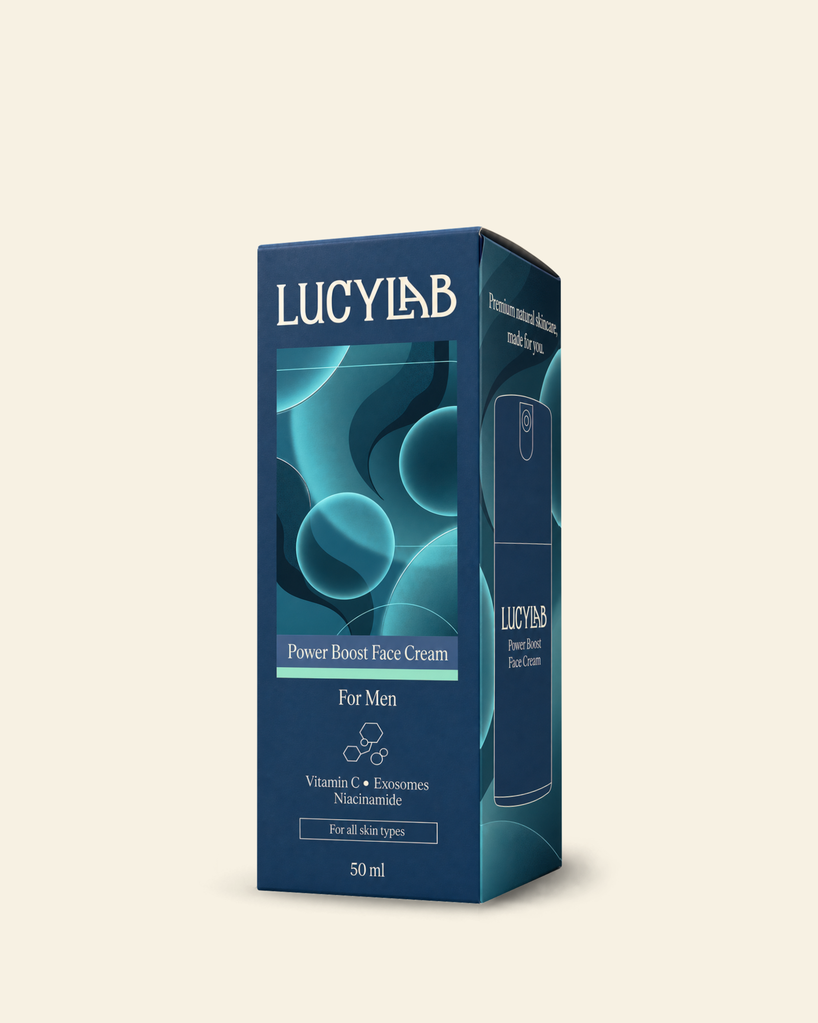 Posilující pleťový krém pro muže 50 ml | LucyLab