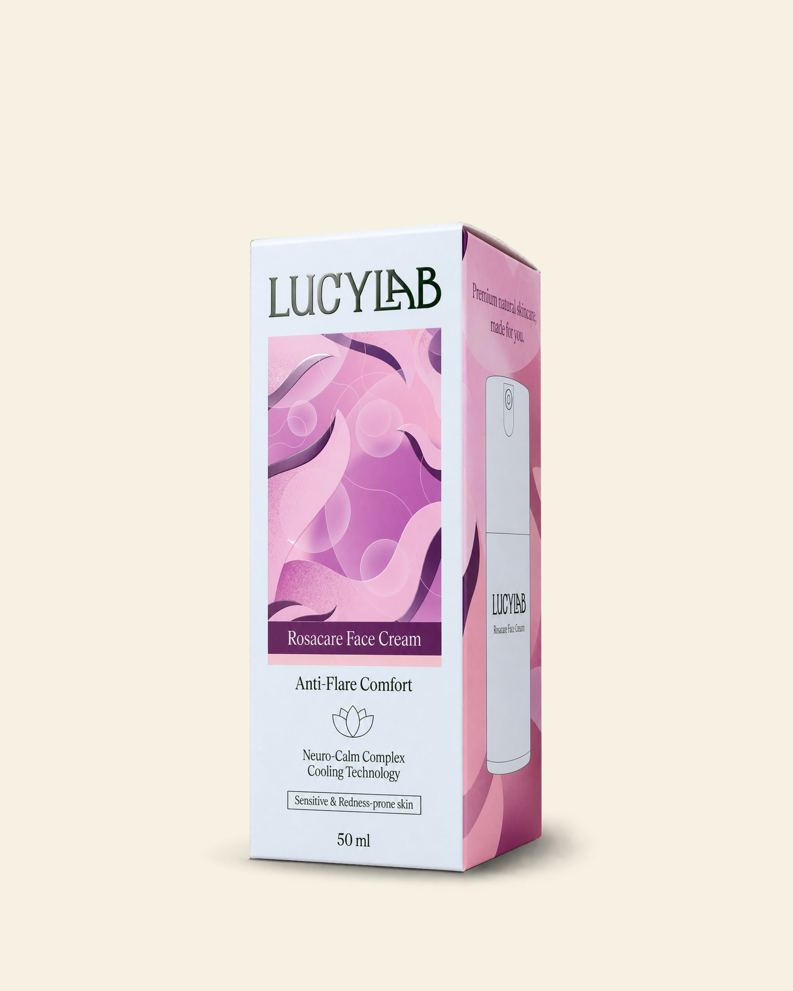 Zklidňující pleťový krém proti zarudnutí 50 ml | LucyLab