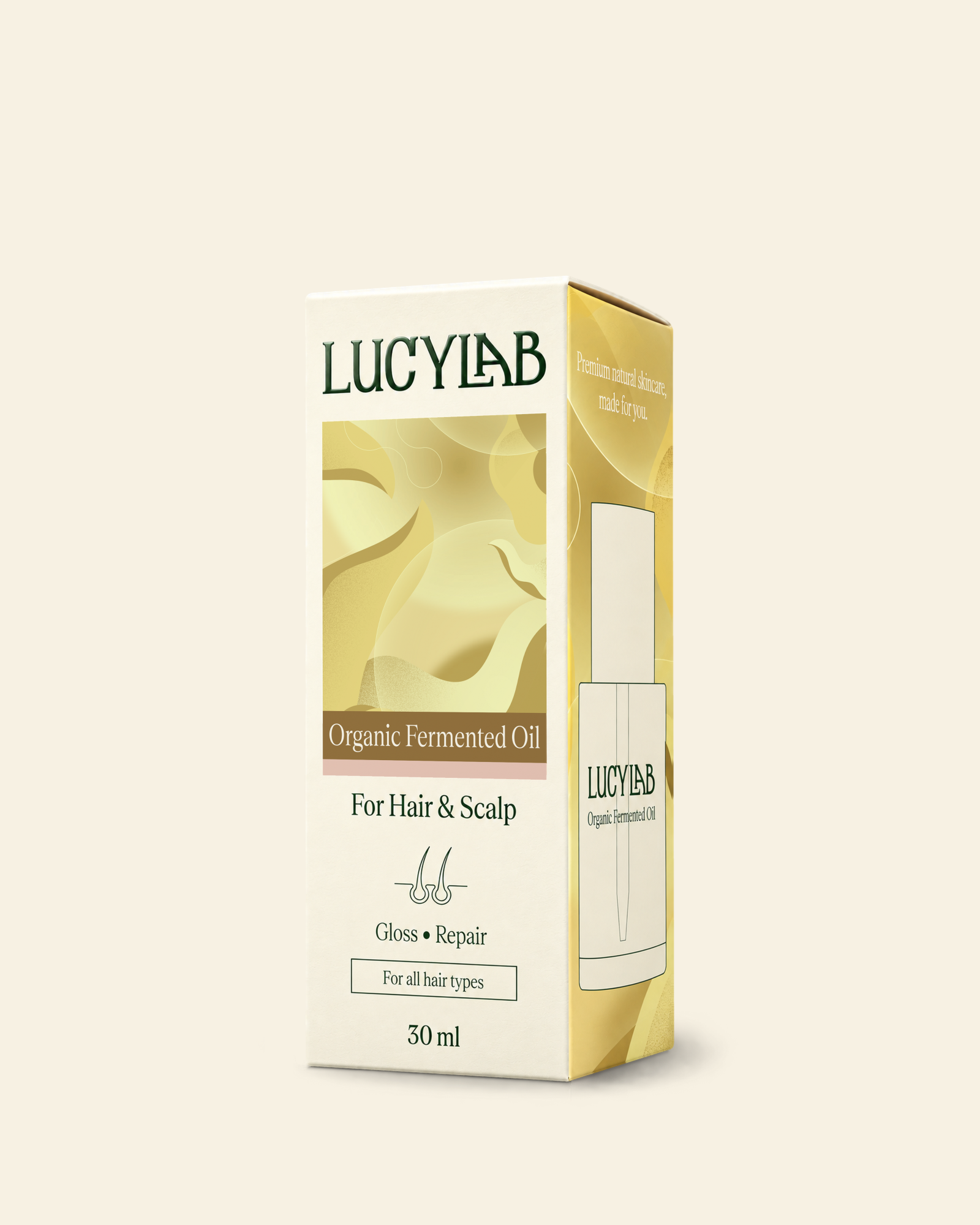 Olej na vlasy - fermentovaný 30 ml | LucyLab