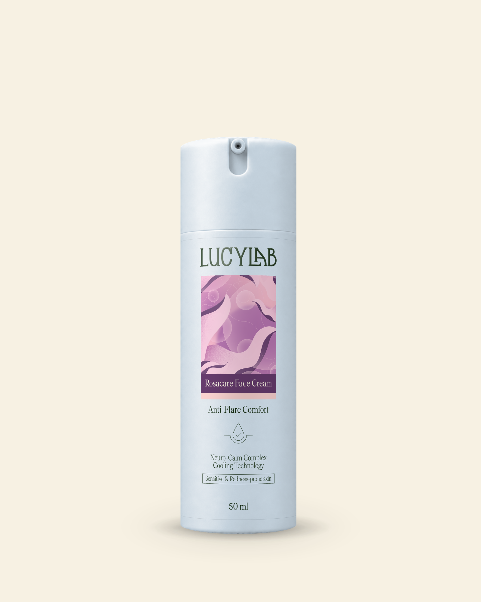 Zklidňující pleťový krém proti zarudnutí 50 ml | LucyLab