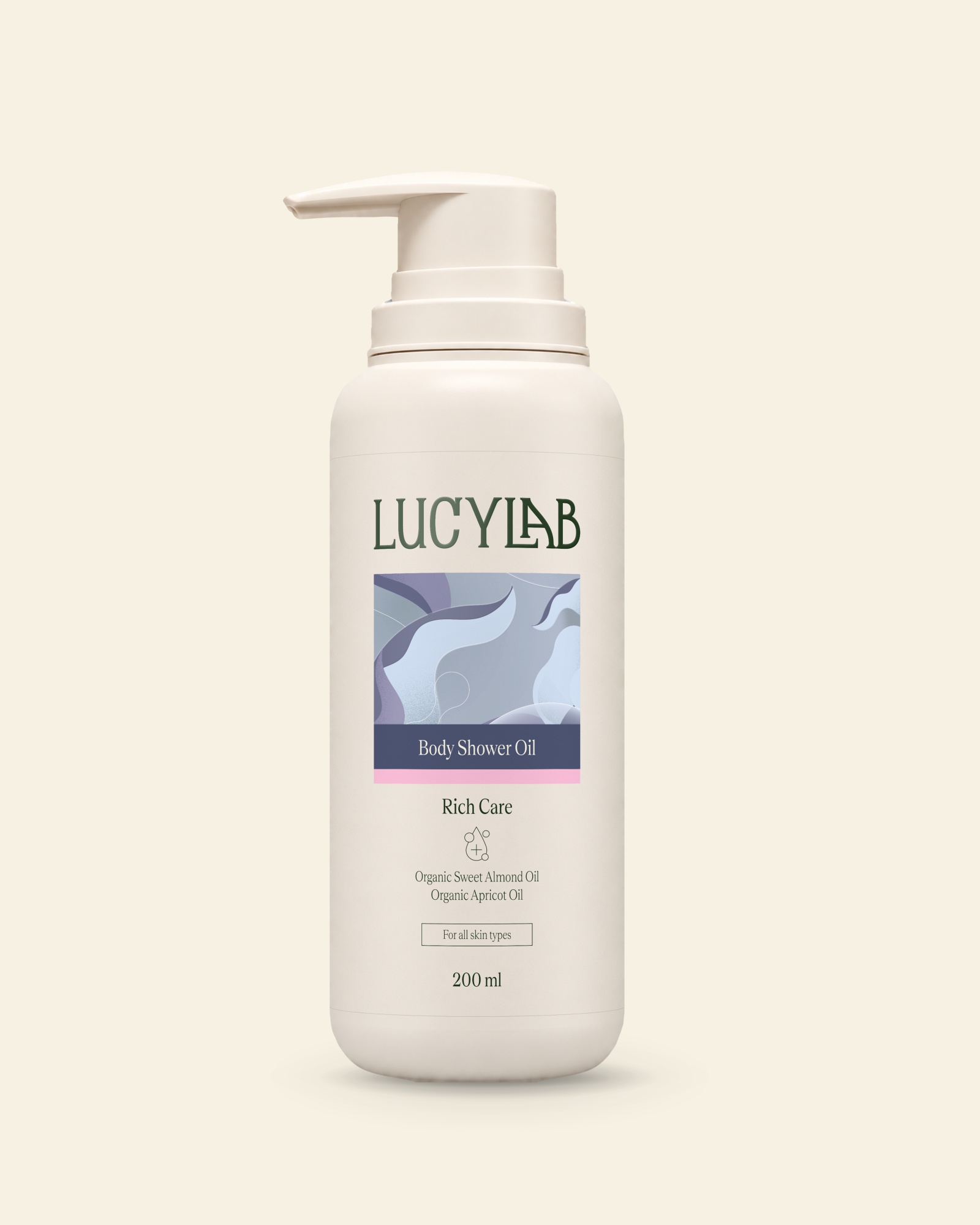 Luxusní tělový sprchový olej 200 ml | LucyLab