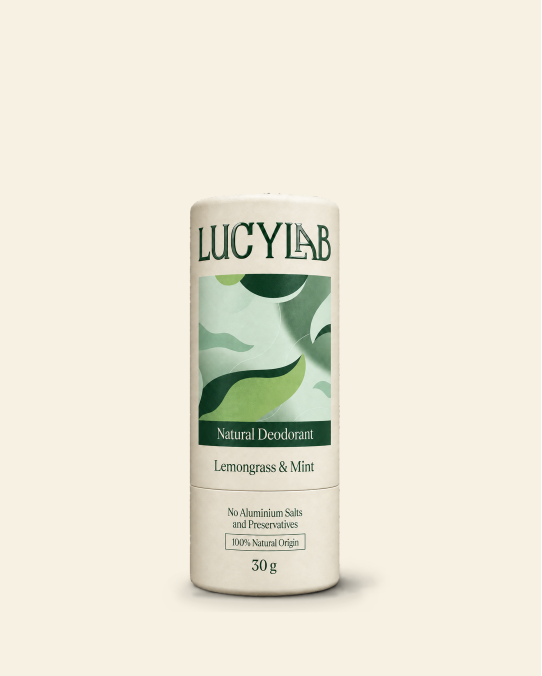 Přírodní deodorant - citronová tráva - máta 30 g | LucyLab